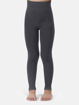 NEXT2SKIN - Grey Kids Winter Warm Ultra Soft Fur Stretchable Thermal Footless Stockings