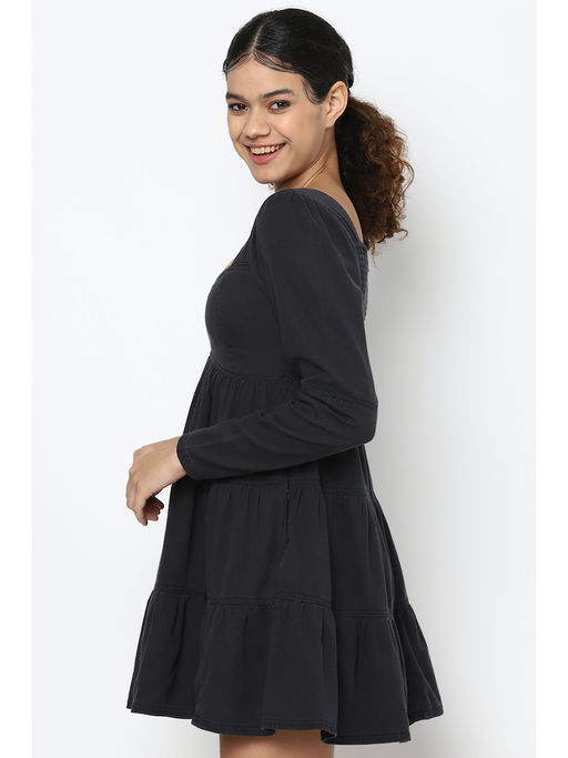 green emerald velvet dress Dress Casual Midi By American Eagle In Multi-colored, Size: Xs main image 0