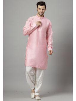 UTSAV FASHION - Pink Men Regular Kurta with Pant