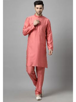 UTSAV FASHION - Men Regular Red Kurta with Pant