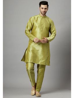 UTSAV FASHION - Men Regular Green Kurta with Pant