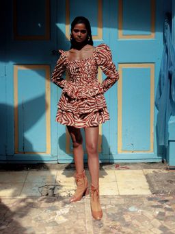 MALIE - Animalier Print Wild Dress