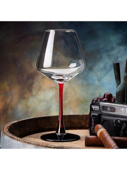 Smokey Cocktail - Red Stem Wine Glass- Set Of 2