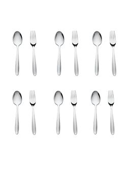 FNS - Montavo By Fns Sober 12 Pc Premium Stainless Steel Cutlery Set