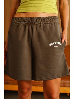 Bonkers Corner - Dark Olive Fog Lounge Shorts