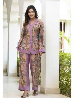 Autumnlane - Ojasvi Lily Printed Muslin Co-Ord (Set of 2)