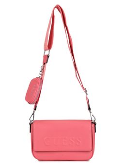 Guess - KEZZIE CROSSBODY FLAP Pink Handbag