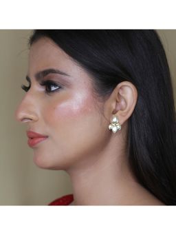 Amaltaas - Sitara Stud Art Deco Lotus Earring