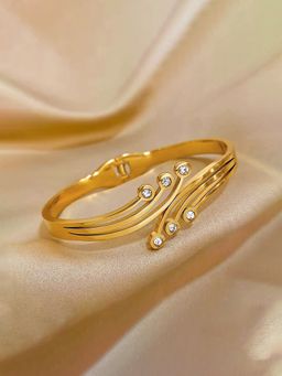 Designs & You - Gold Plated Contemporary Anti Tarnish Geometric Bracelet