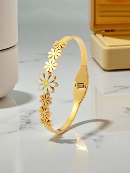 Designs & You - Gold Plated Themed Anti Tarnish Bangle Style Bracelet