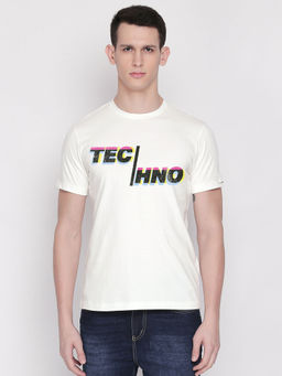 THREADCURRY - Techno Creative Graphic Printed T-shirt For Men