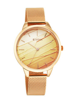 Titan - 2664WM02-Rose Gold Dial Analog Watch for Women
