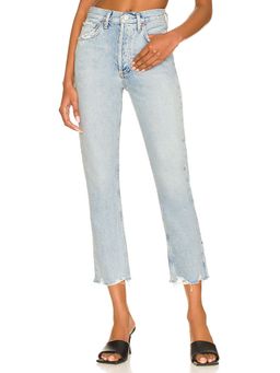 AGOLDE - Riley High Rise Straight Crop