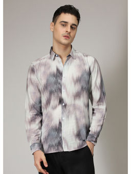 Banana Club - Blue Abstract Casual Shirt