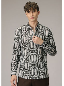 Banana Club - Grey Floral Casual Shirt