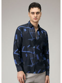 Banana Club - Black Abstract Casual Shirt