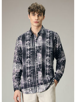 Banana Club - Black Abstract Casual Shirt