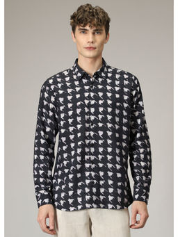 Banana Club - Black Printed Casual Shirt