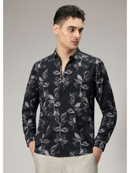 Banana Club - Black Printed Casual Shirt