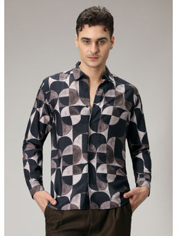Banana Club - Black Printed Casual Shirt