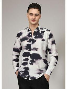 Banana Club - Lavender Abstract Casual Shirt