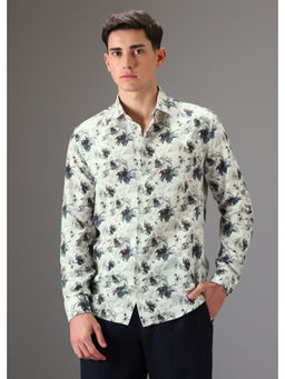 Banana Club - Off White Floral Casual Shirt