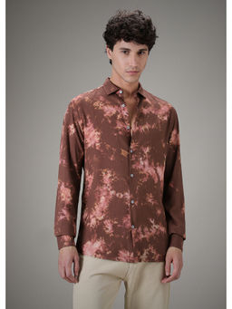 Banana Club - Brown Printed Casual Shirt