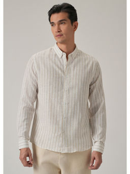 Banana Club - Beige Stripes Casual Shirt