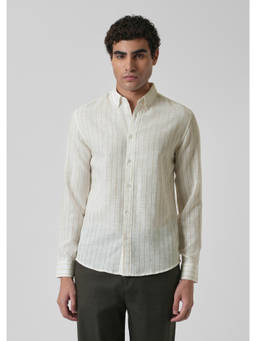 Banana Club - Beige Stripes Casual Shirt