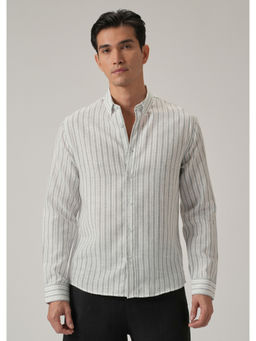 Banana Club - Grey Stripes Casual Shirt