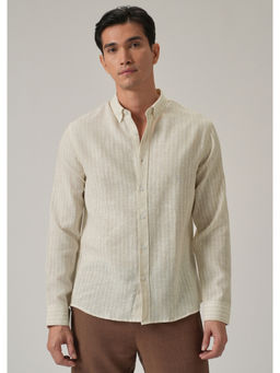 Banana Club - Beige Stripes Casual Shirt