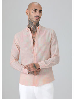 Banana Club - Orange Stripes Casual Shirt