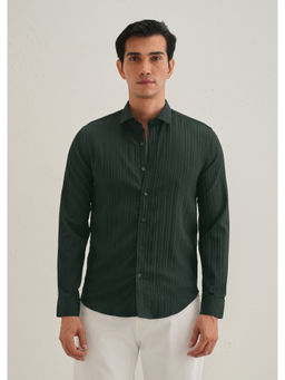 Banana Club - Olive Stripes Casual Shirt