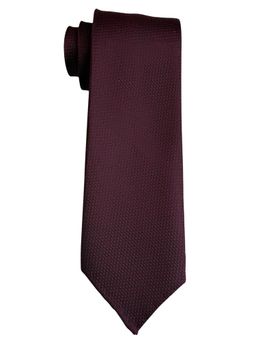 The Tie Hub - Classic Purple Hand Rolled Italian Silk Tie