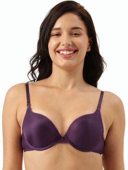 Enamor - LB68 Padded Wired Push Up T-Shirt Bra - Purple