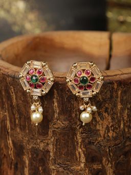 Spring Soul - Gold-Toned Drop Earrings