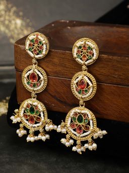 Spring Soul - Gold-Toned Drop Earrings