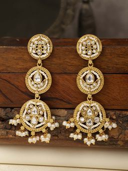 Spring Soul - Gold-Toned Drop Earrings