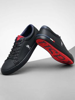 U.S. POLO ASSN. - Black Anton 5.0 Stylish Casual Sneaker Shoes for Man