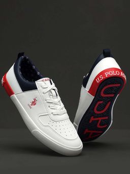 U.S. POLO ASSN. - Off White Clanal 4.0 Stylish Casual Sneaker Shoes for Man