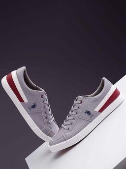 U.S. POLO ASSN. - Grey Clarkin 11.0 Stylish Casual Sneaker Shoes for Man