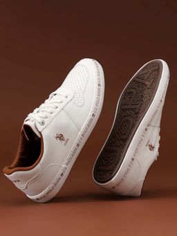 U.S. POLO ASSN. - Off White Conrad 4.0 Stylish Casual Sneaker Shoes for Man