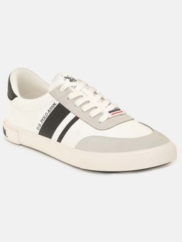 U.S. POLO ASSN. - White Krister 4.0 Stylish Casual Sneaker Shoes for Man