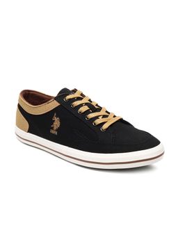U.S. POLO ASSN. - Black Monton 10.0 Stylish Casual Sneaker Shoes for Man