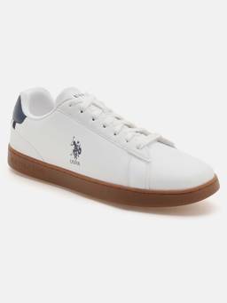 U.S. POLO ASSN. - White Rheede 2.0 Stylish Casual Sneaker Shoes for Man
