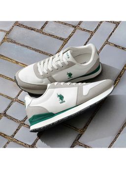 U.S. POLO ASSN. - White Trigon 2.0 Stylish Casual Sneaker Shoes for Man