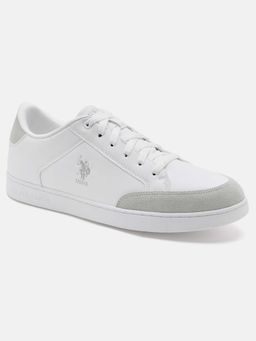 U.S. POLO ASSN. - White Vancer 2.0 Stylish Casual Sneaker Shoes for Man