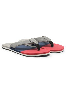 WOODLAND - Grey Lightweight Comfortable Casual Summer Wear Flip Flops for Men's