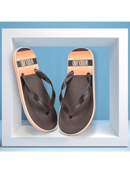 WOODLAND - Brown Lightweight Comfortable Casual Summer Wear Flip Flops for Men's
