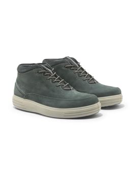 WOODLAND - Navy Blue Durable Comfortable High Ankle Casual Boots for Men's